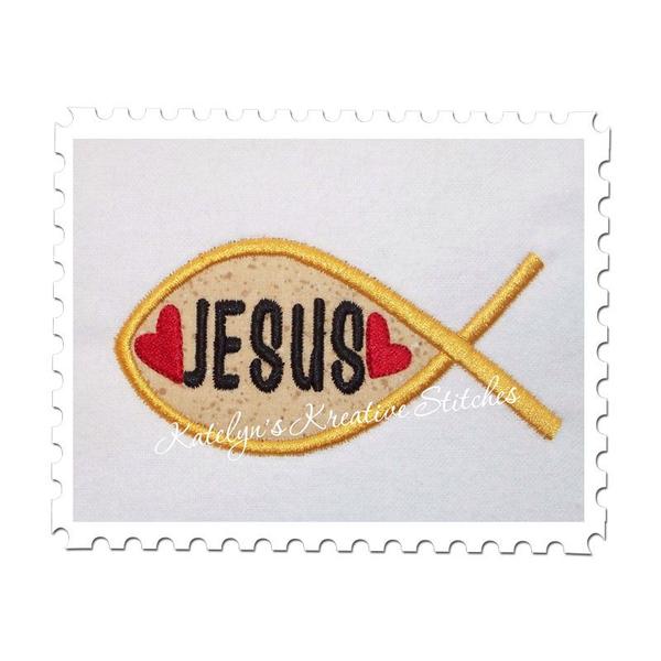 Christian Fish Applique