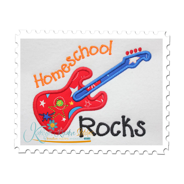 Homeschool Rocks Applique