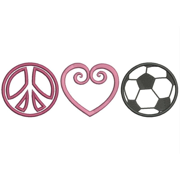 Peace Love and Soccer Snap Shot