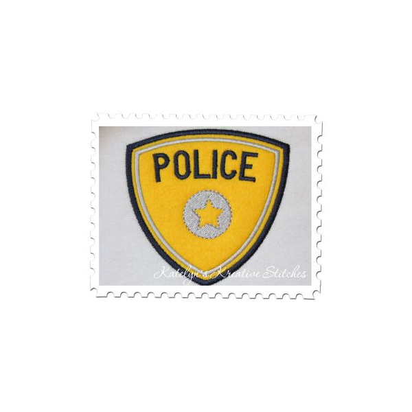 Police Badge Applique
