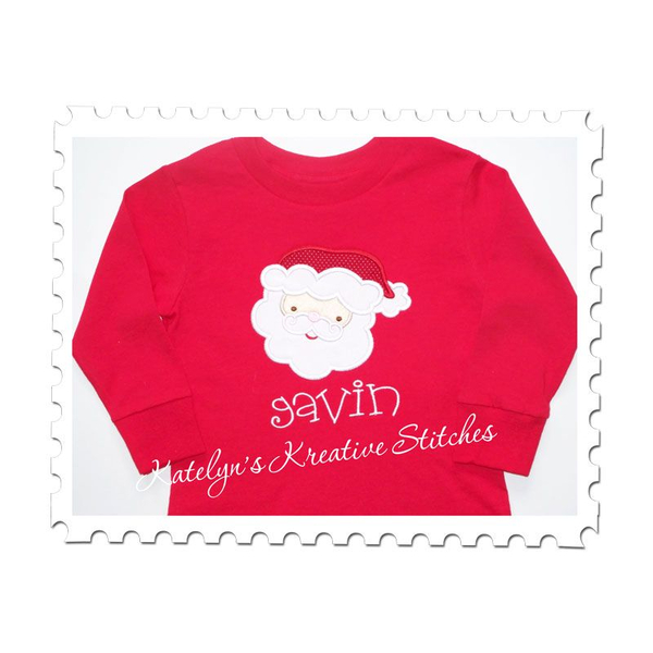 Santa Applique Tee
