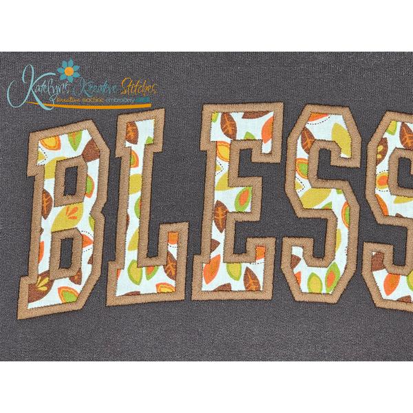 Blessed Arched Embroidery, 4 image