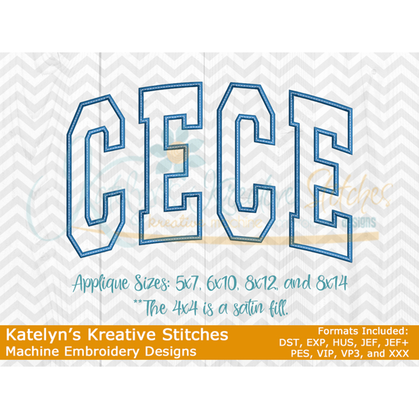 CECE Arched Embroidery