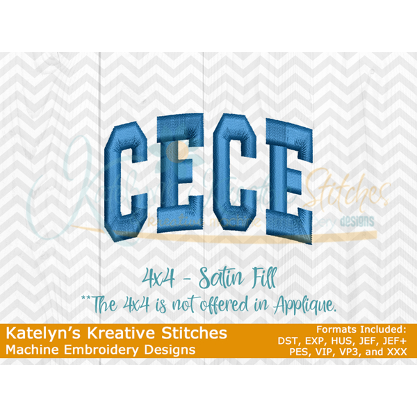 CECE Arched Embroidery
