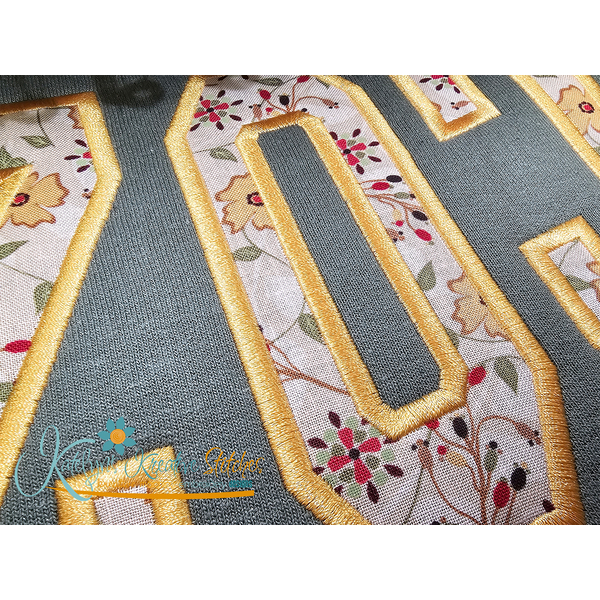 Cozy Season Arched Embroidery