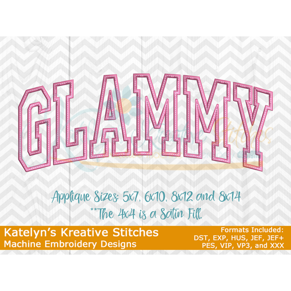 Glammy Arched Embroidery