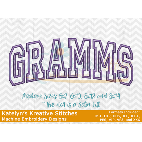 Gramms Arched Embroidery