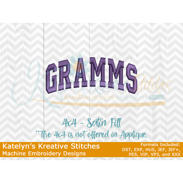 Gramms Arched Embroidery