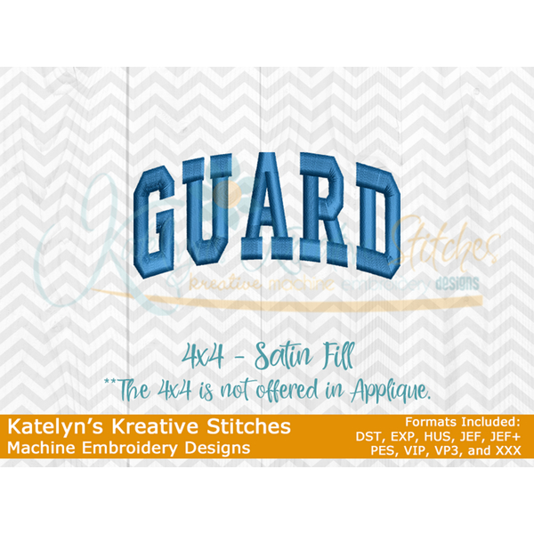 Guard Arched Embroidery