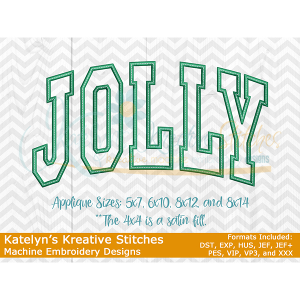 Jolly Arched Embroidery