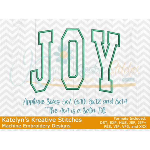 Joy Arched Embroidery