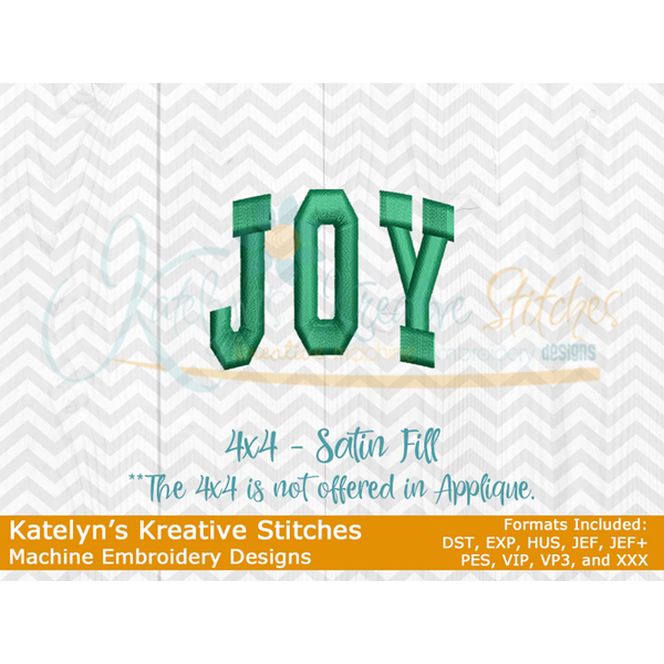 Joy Arched Embroidery