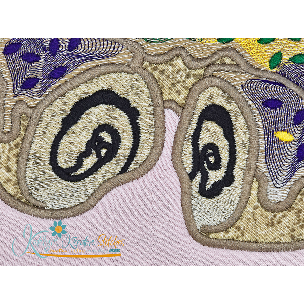 I'm just here for the King Cake - Applique, 4 image