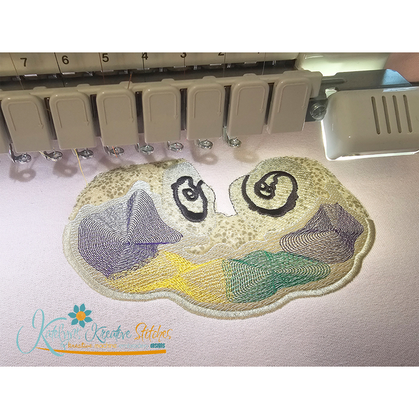 I'm just here for the King Cake - Applique, 5 image