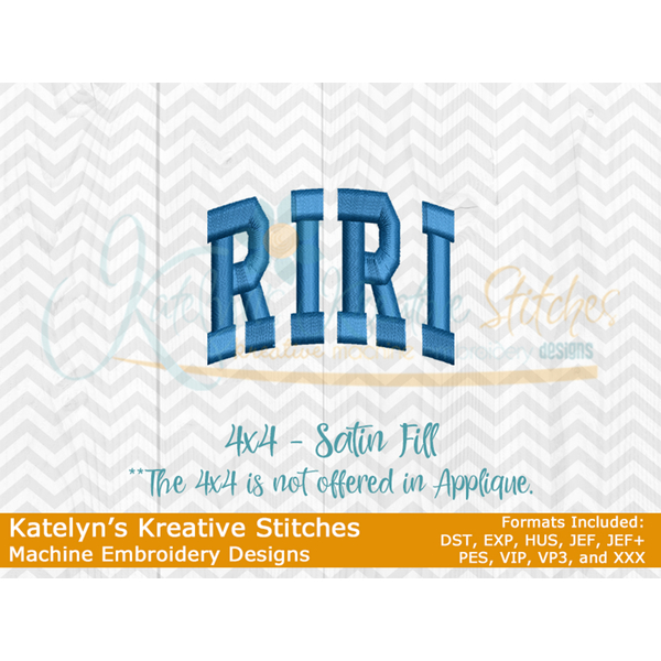 RIRI Arched Embroidery