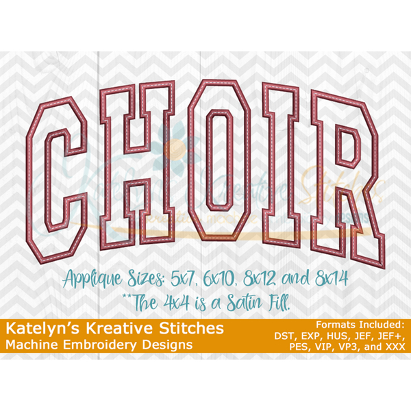 Choir Arched Embroidery