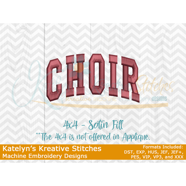 Choir Arched Embroidery