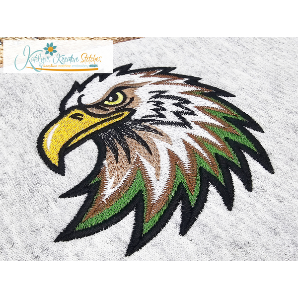 Eagle Head Icon Embroidery