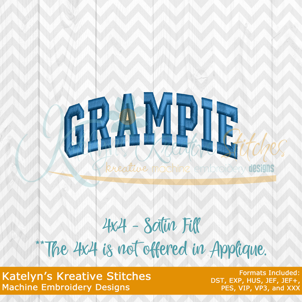 Grampie Arched Embroidery