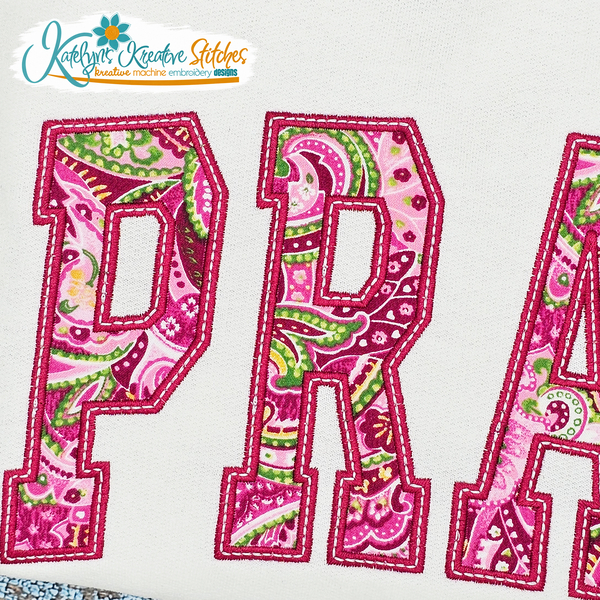 Pray Arched Embroidery, 3 image