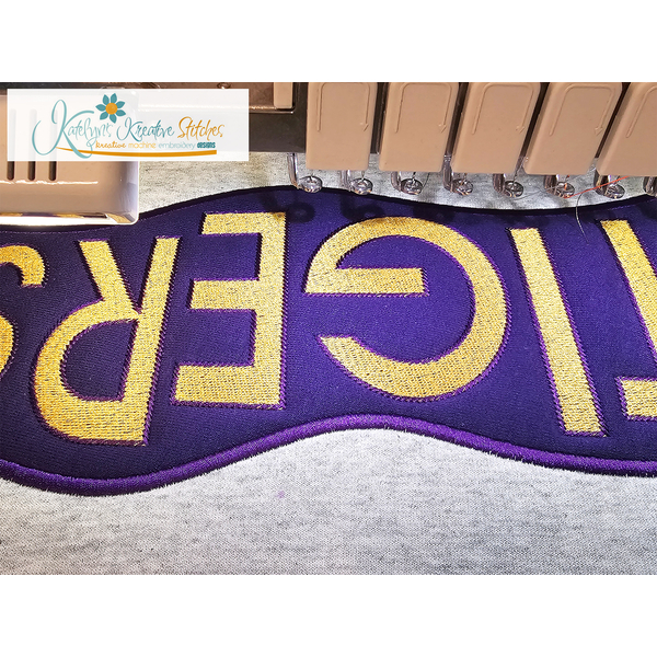 Sports Pennant Applique Embroidery (1), 5 image