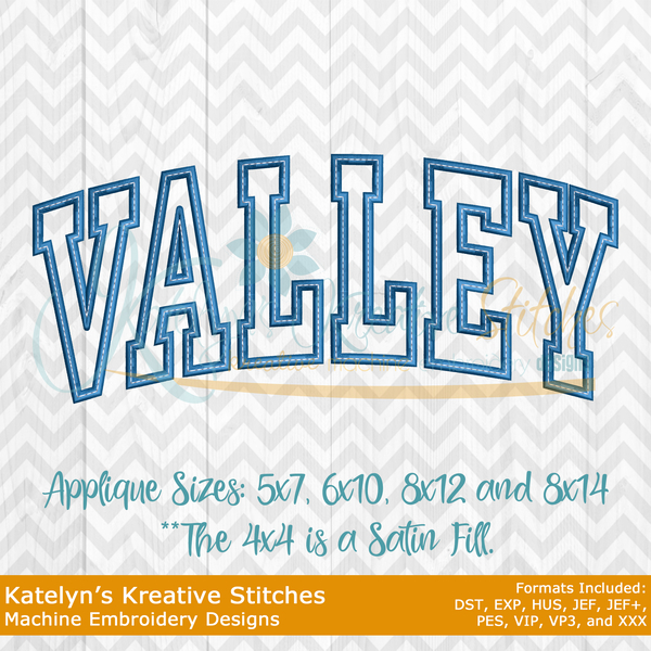 Valley Arched Embroidery