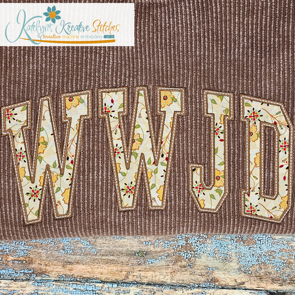 WWJD Arched Embroidery, 2 image