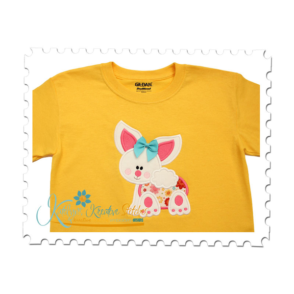 Baby Bunny Applique (6x10)