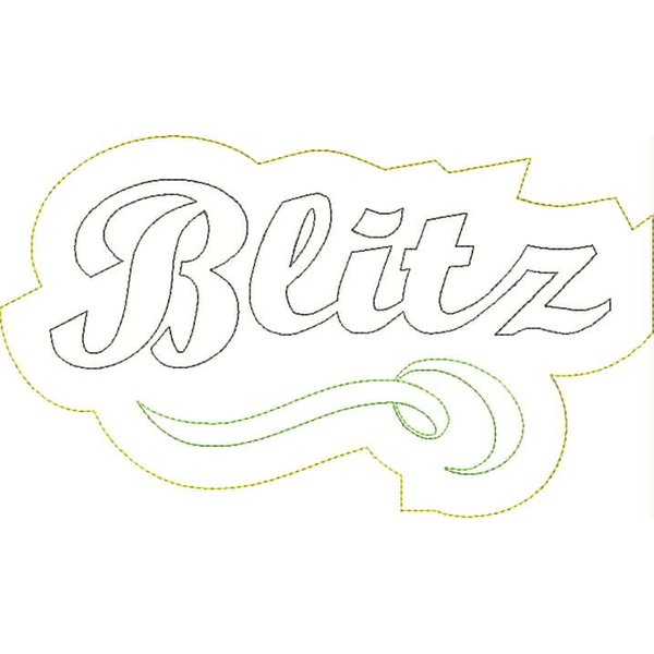 Blitz Distressed Applique Snap Shot