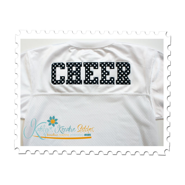 Football Jersey Sample - Cheer