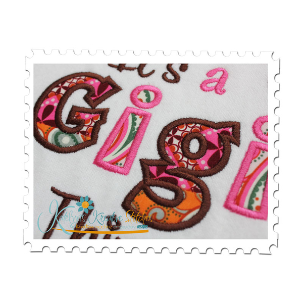 It's a Gigi Thing Applique Close Up