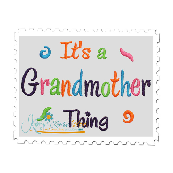 It's a Grandmother Thing