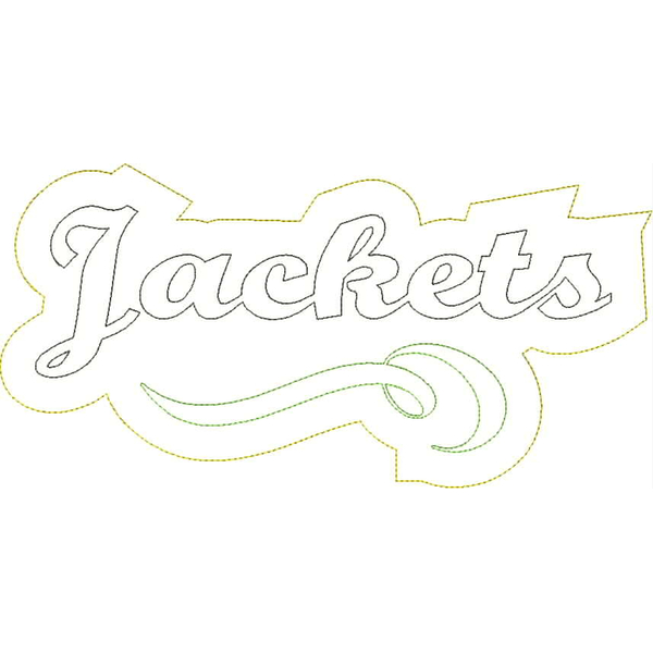 Jackets Distressed Applique Snap Shot