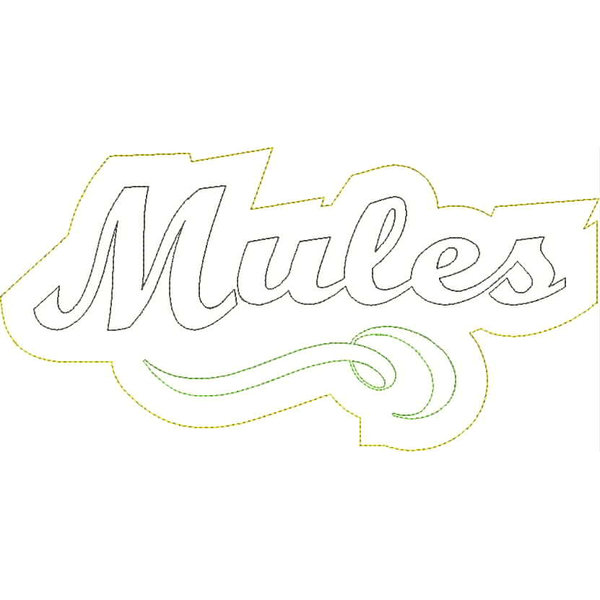 Mules Distressed Applique Snap Shot