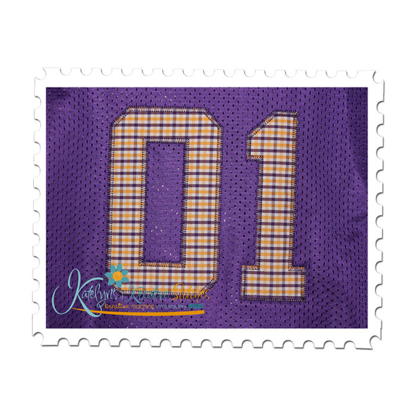 Football Jersey Sample - Numbers