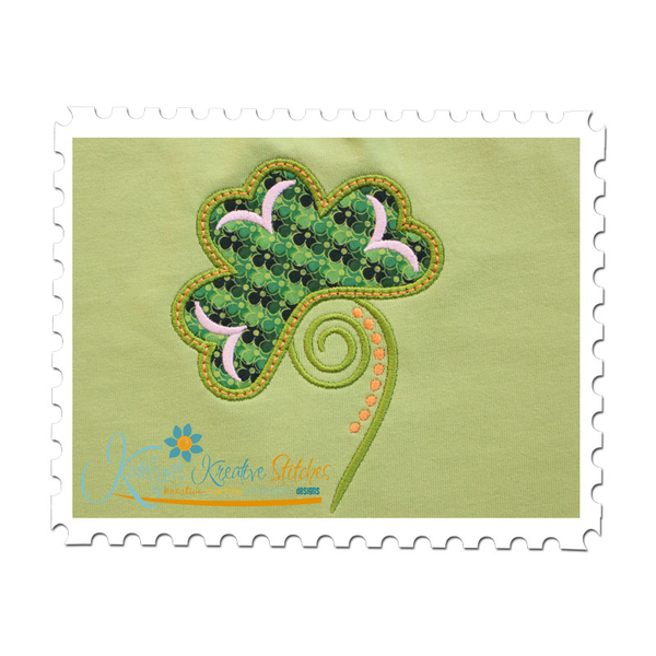 Single Shamrock Applique