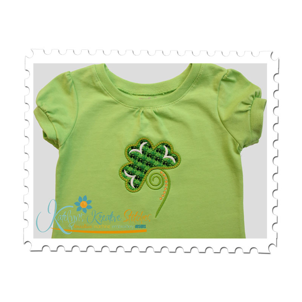 Single Shamrock Applique