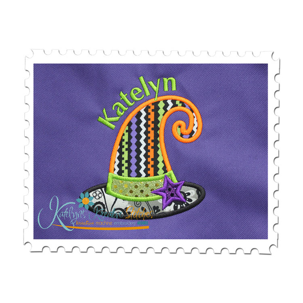 Witch Hat Applique
