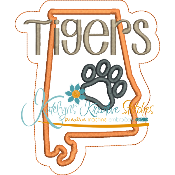 Alabama State Applique 2 Snap Shot