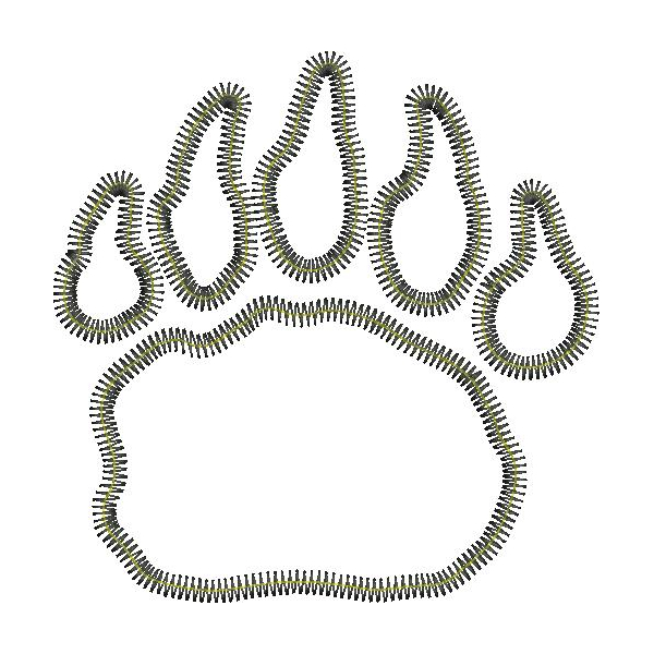 Claw Applique Zig Zag Snap Shot