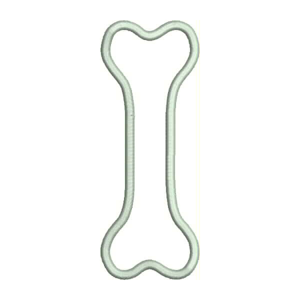Dog Bone Applique no Bow Snap Shot