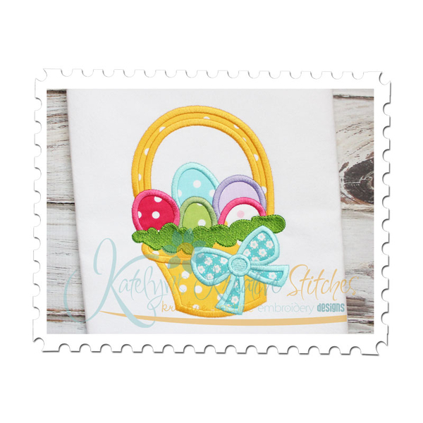 Easter Basket Applique