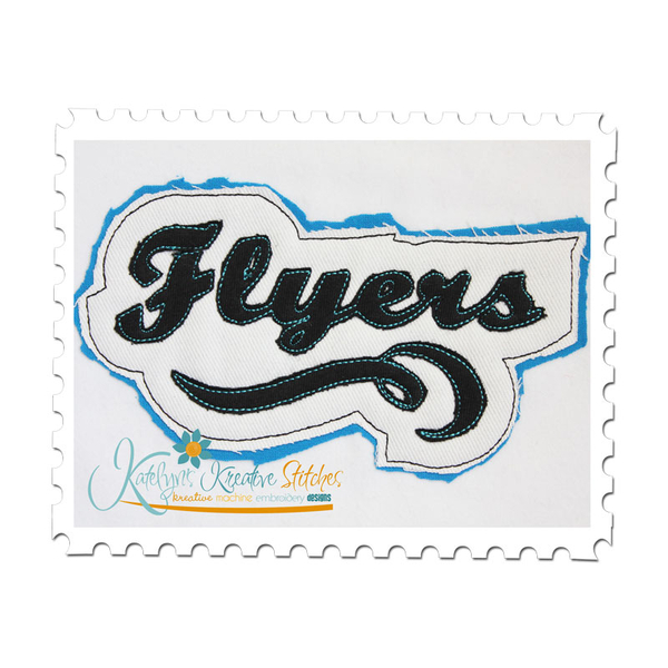Flyers Distressed Applique