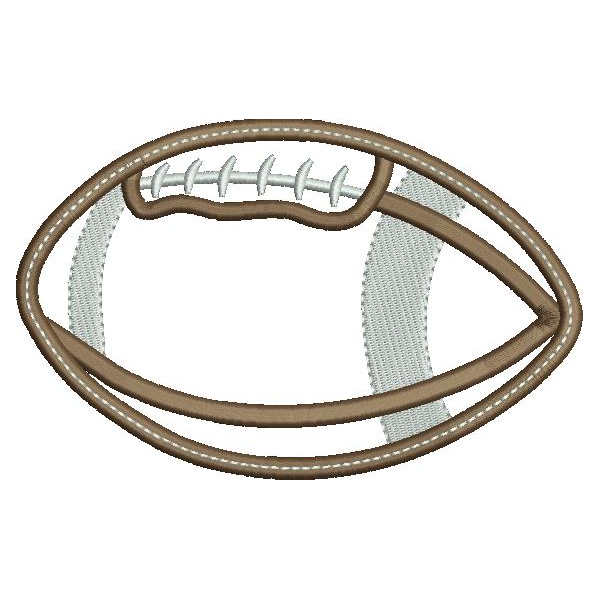 Football Applique Snap Shot