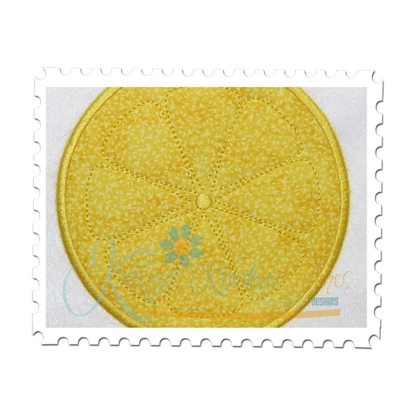 Lemon Applique Slice