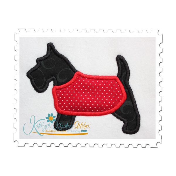 Scottie Applique (4x4 Shown)