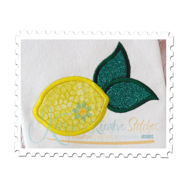 Single Lemon Applique