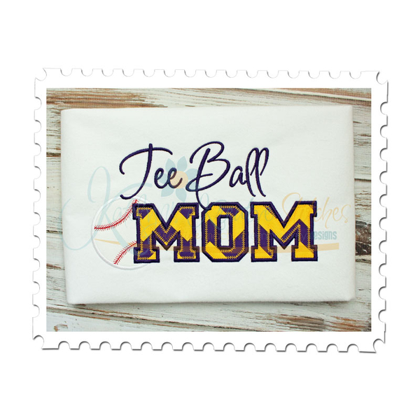 Tee Ball MOM Applique