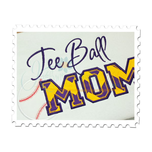 Tee Ball MOM Applique