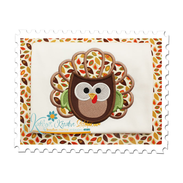 Thanksgiving Hoot Applique
